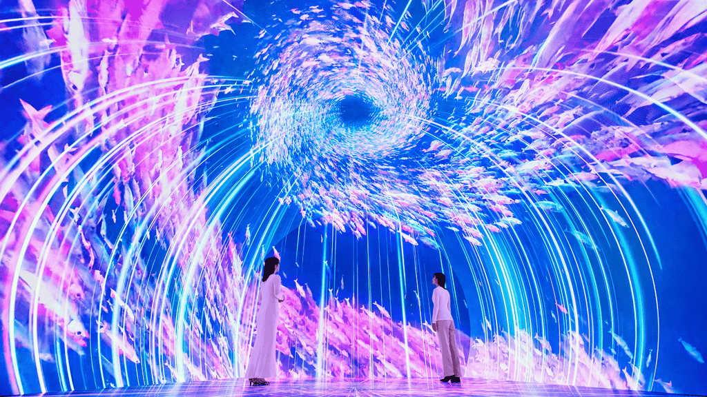 没入型体験施設「ワンダリア横浜 Supported by Umios」　ゾーン2：ダイブ・トゥ・ブルー